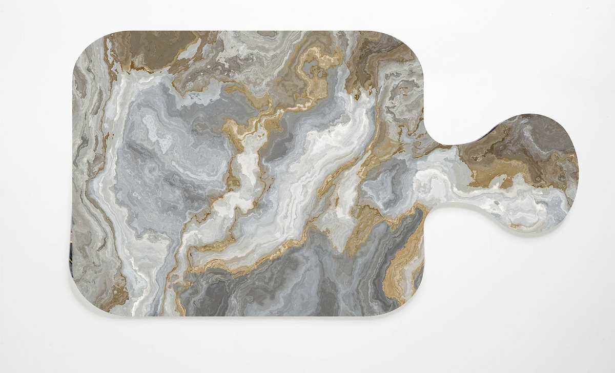 Grey & Gold Marble