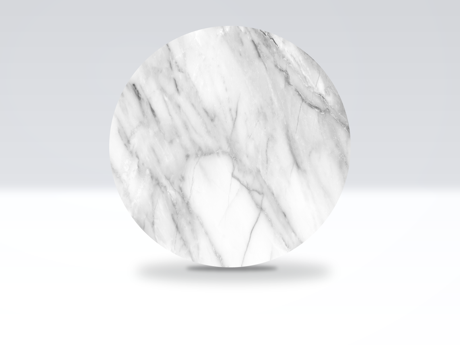 24-inch acrylic Lazy Susan in Arble pattern