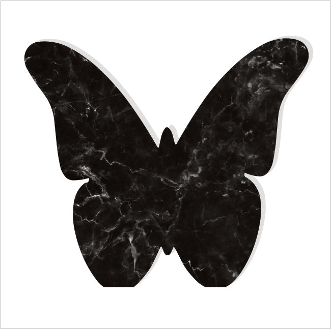 BLACK MARBLE PRINT
