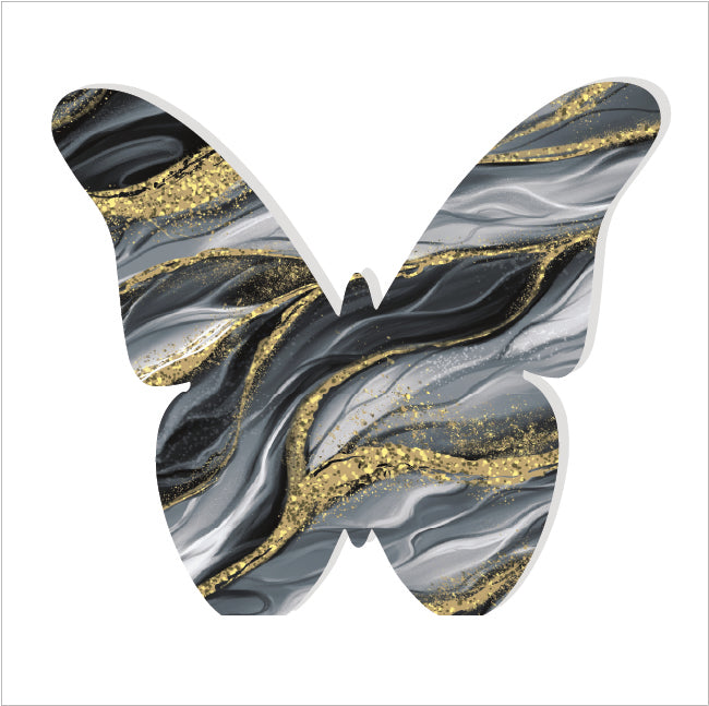 GREY & GOLD PETALS