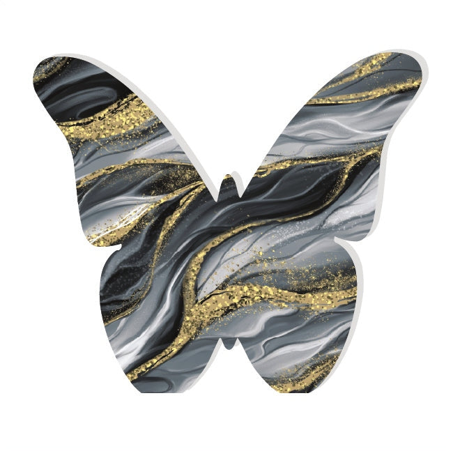 GREY & GOLD PETALS
