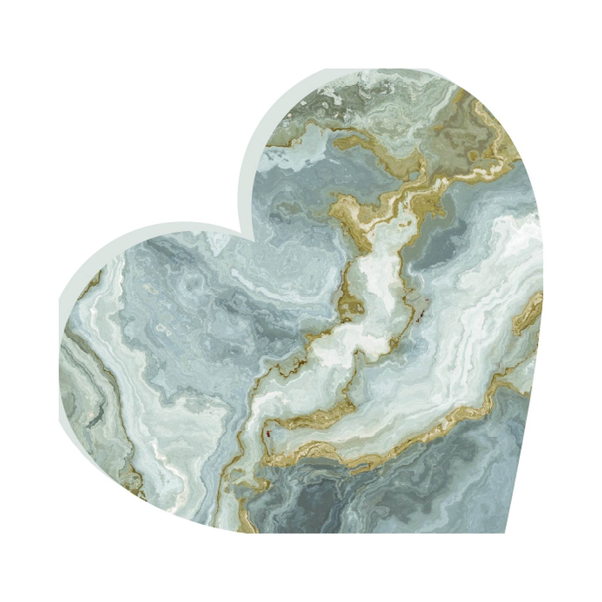 Grey Gold Marble