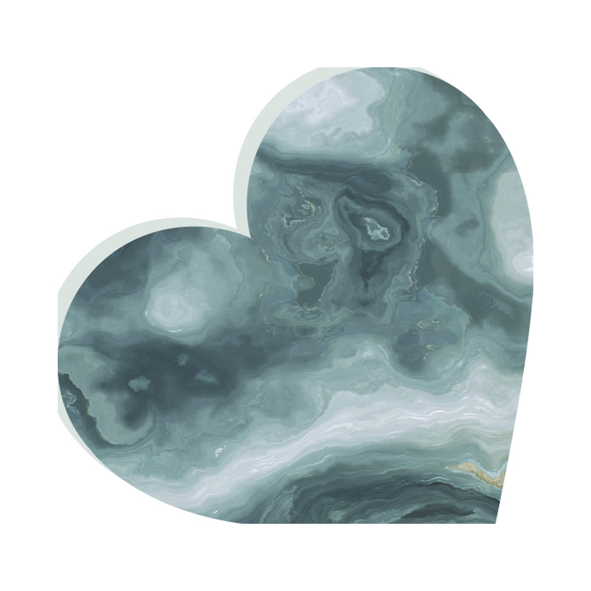 Grey Marble Print