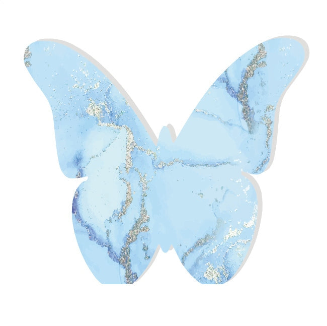 LIGHT BLUE & SILVER