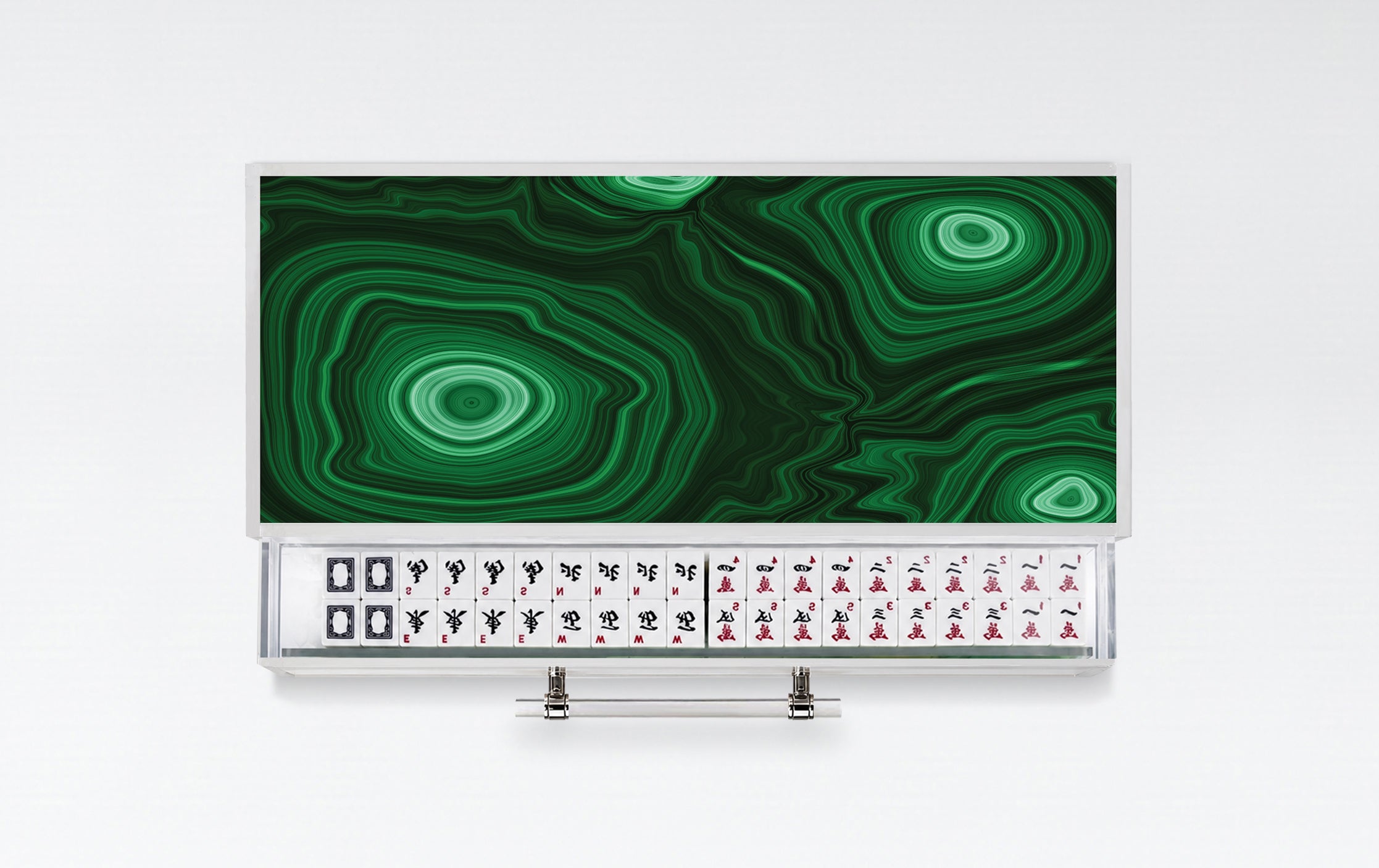 MAHJONG (BLUES & GREENS)