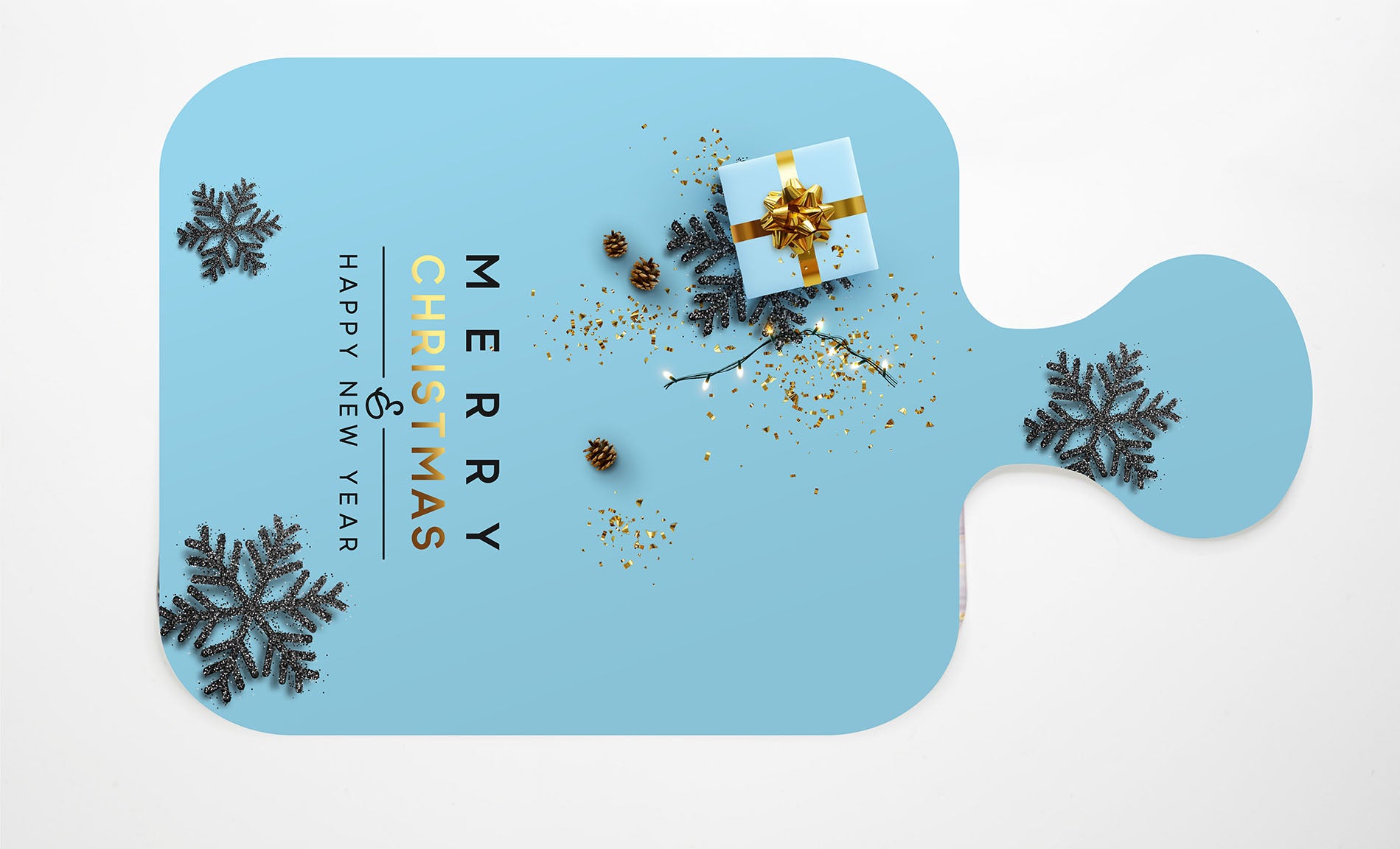 Merry Christmas Blue Charcuterie