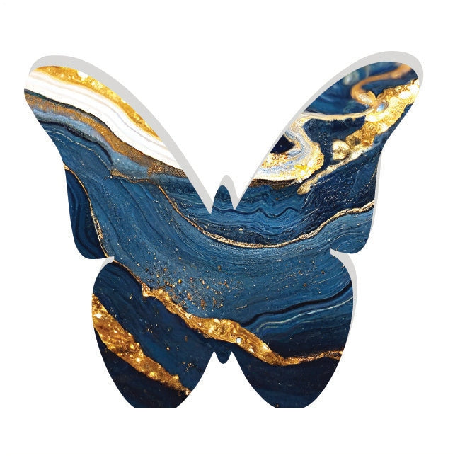 NAVY AND GOLD WAVE