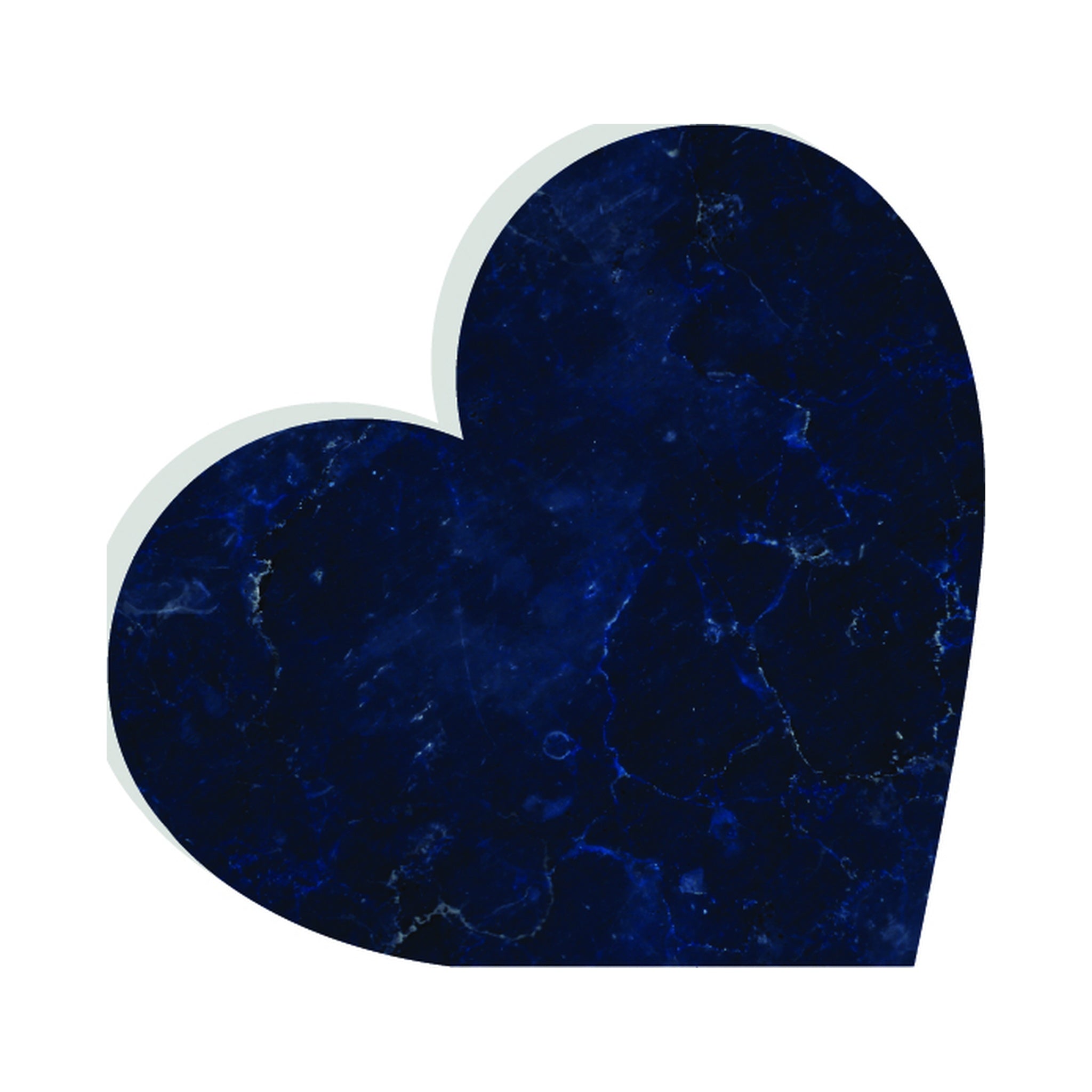 Navy Marble Print