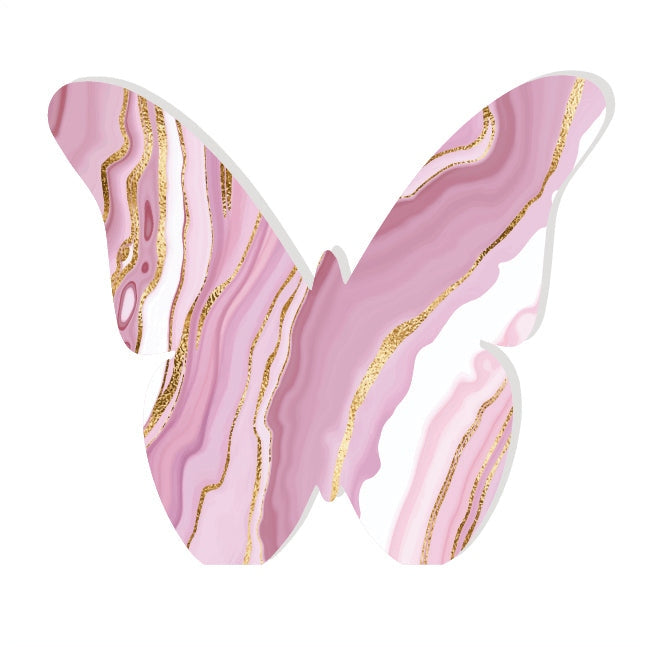 PINK & GOLD AGATE SLICE