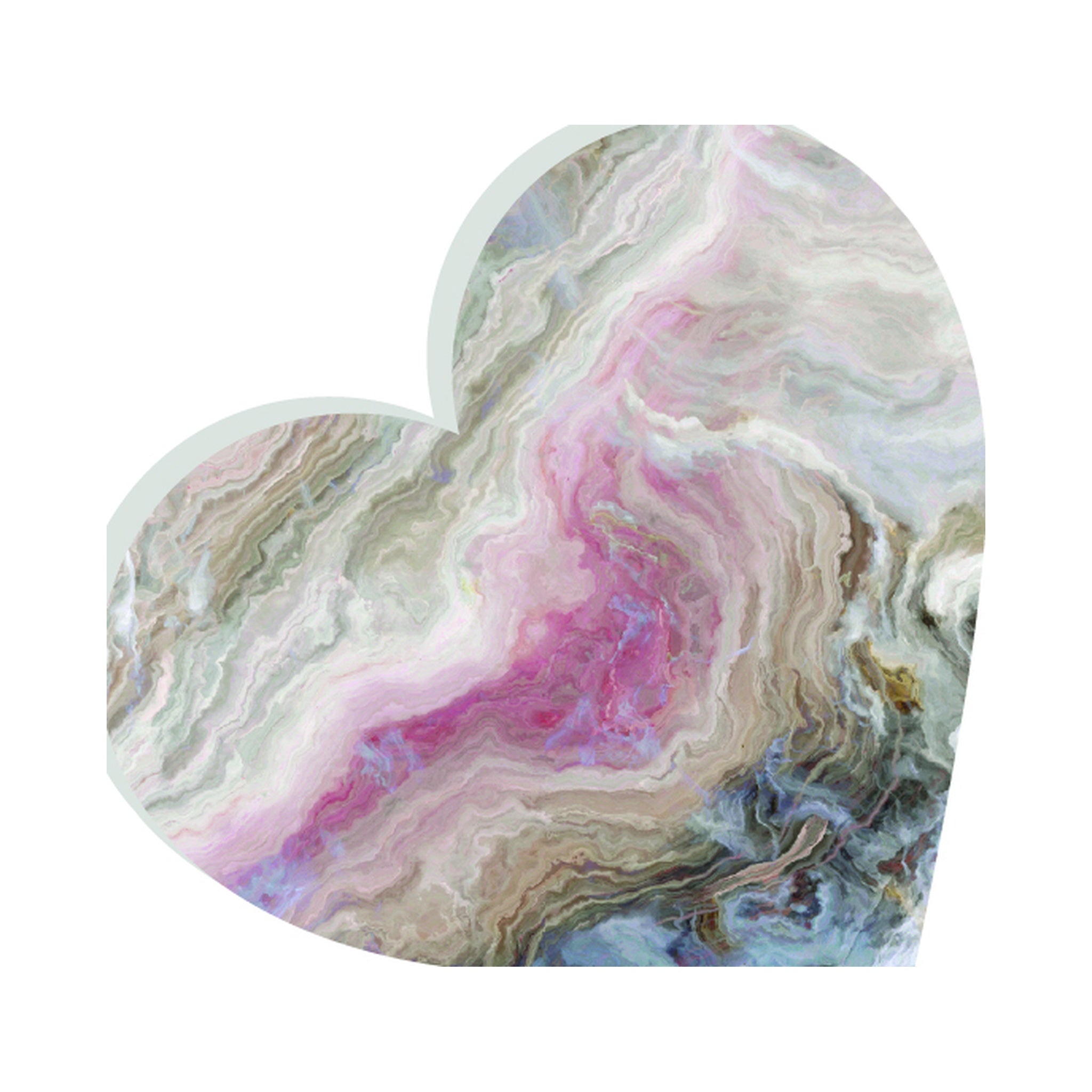 Pink And Grey Marble