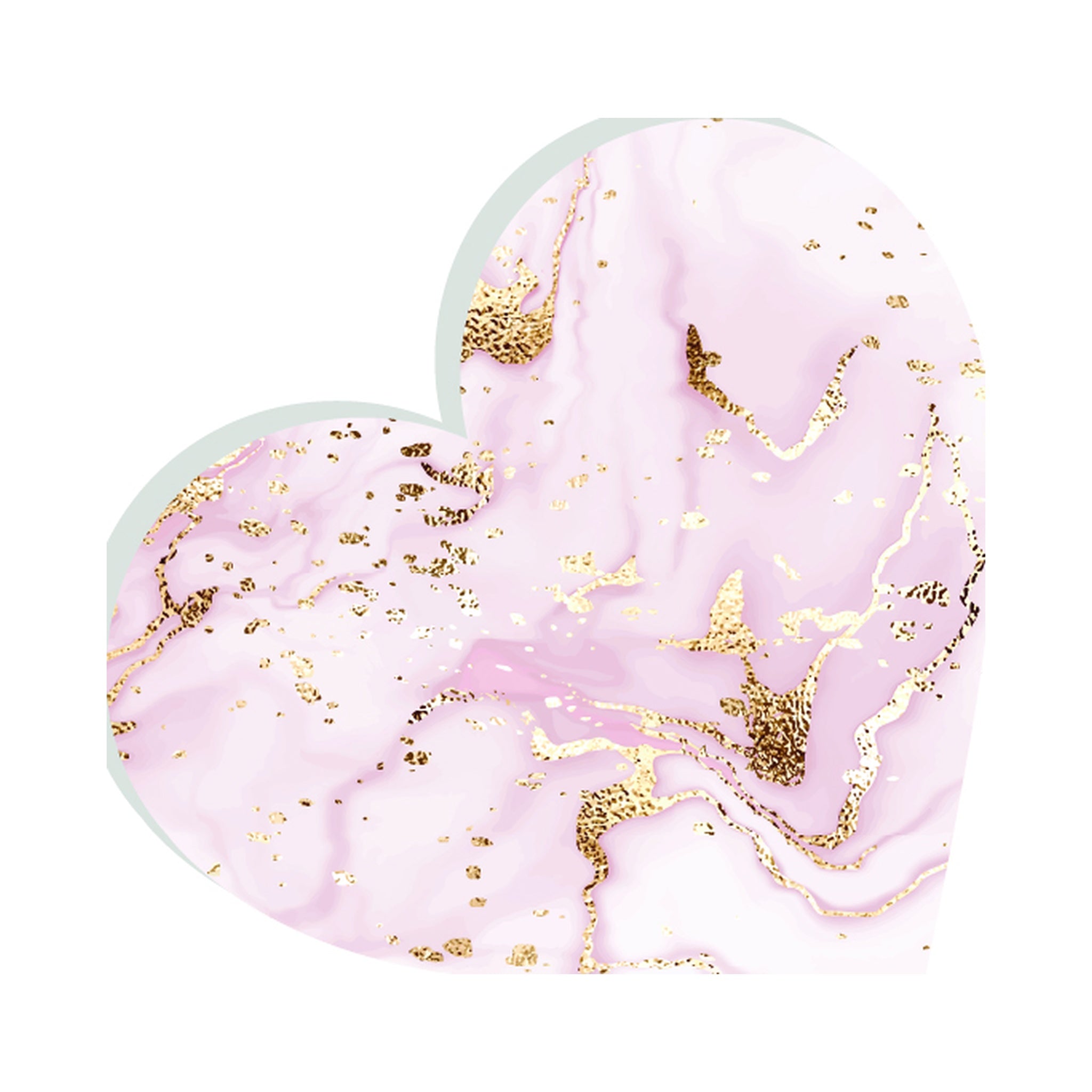 Pink Gold Blush Marble