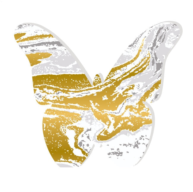 WHITE & GOLD PAINT