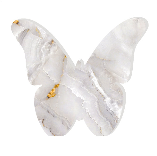 WHITE & GOLD MARBLE