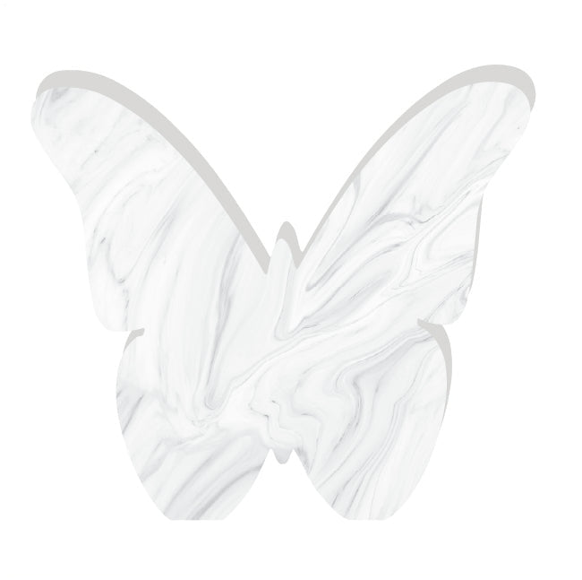 WHITE & GREY MARBLE