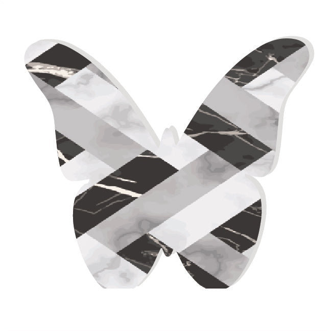 BLACK & WHITE CHEVRON