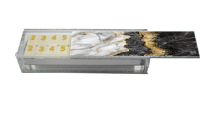 Black, White, & Gold Marble