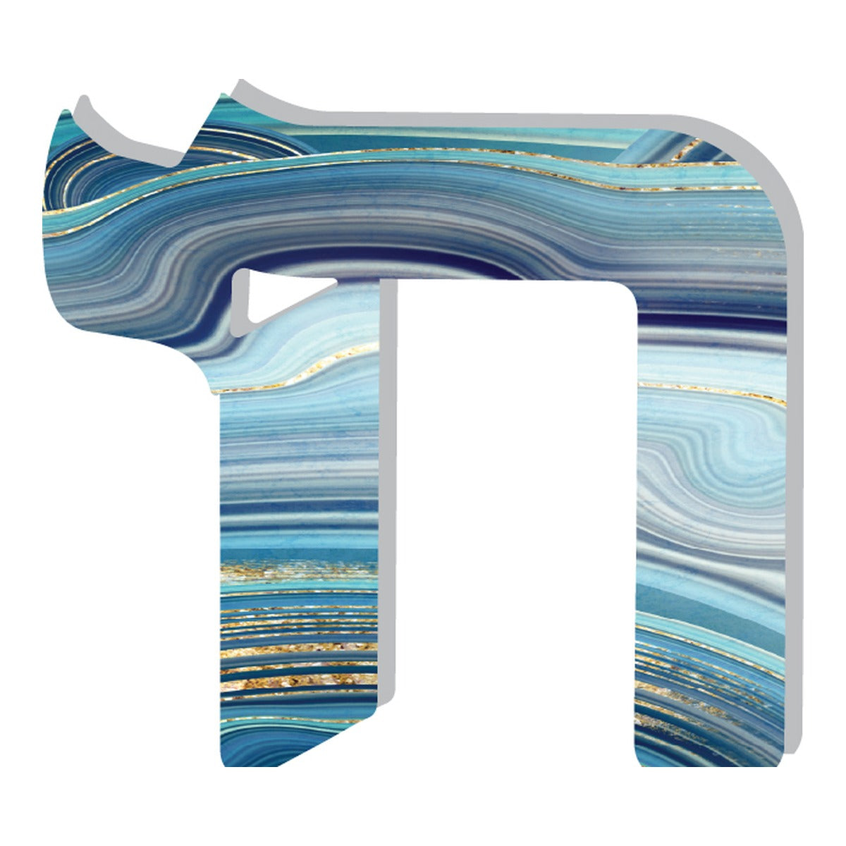 BLUE AGATE SLICE