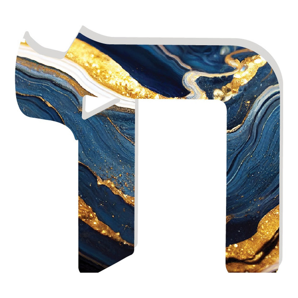 NAVY AND GOLD WAVE