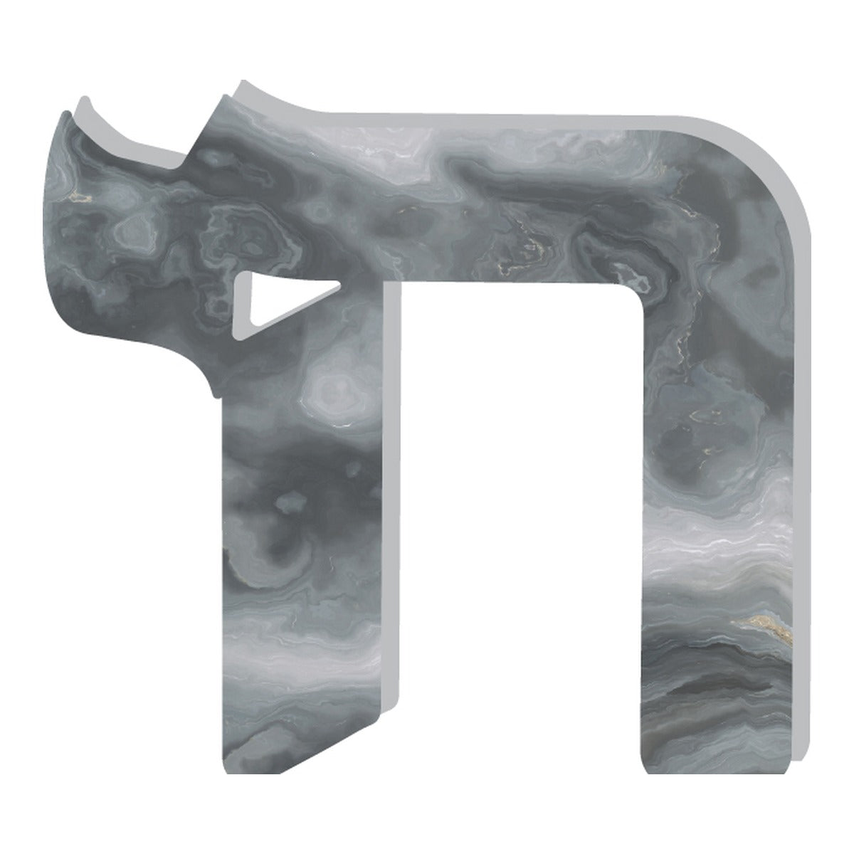 GREY MARBLE PRINT