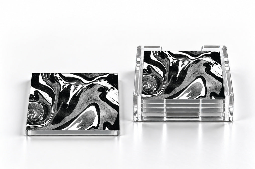 Black & White Swirl