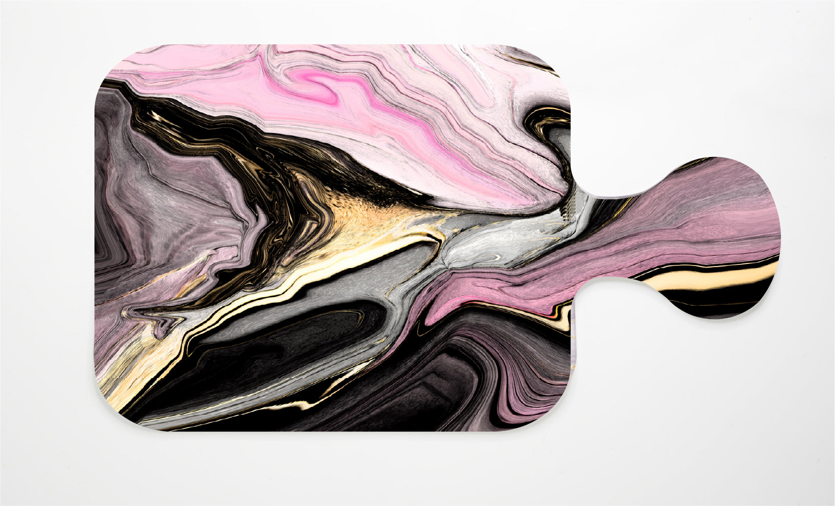 Pink Black Marble