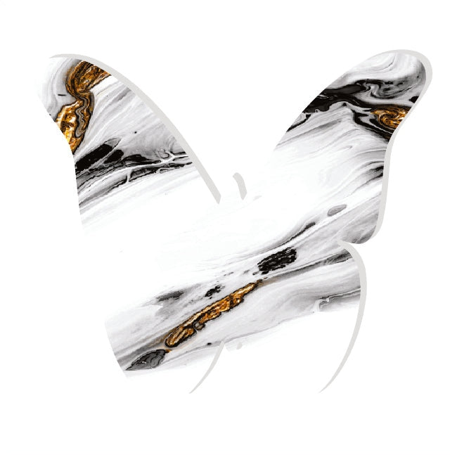 WHITE, BLACK, & GOLD SPILL