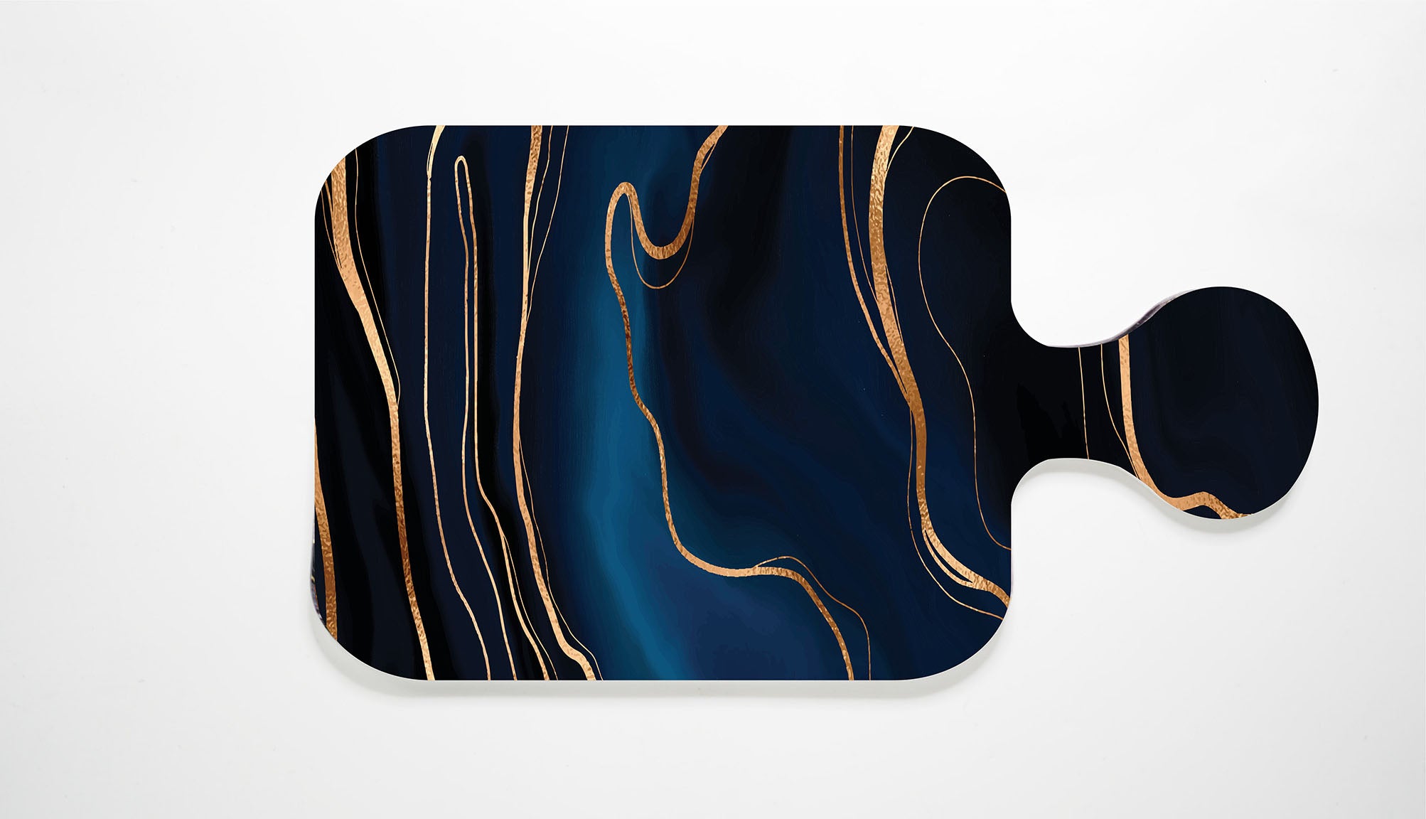 Black, Blue, & Gold Wave