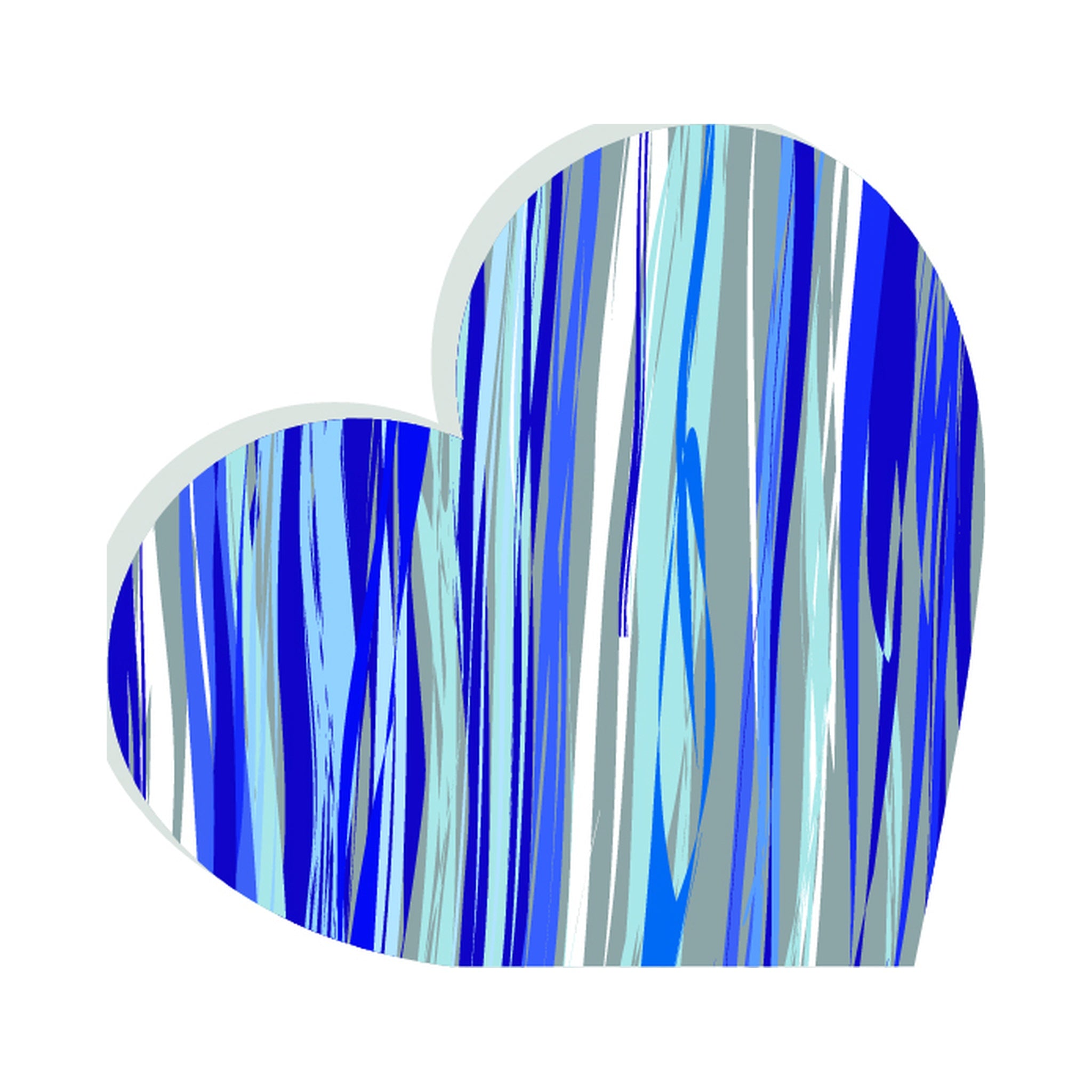 Blue Glitter Lines
