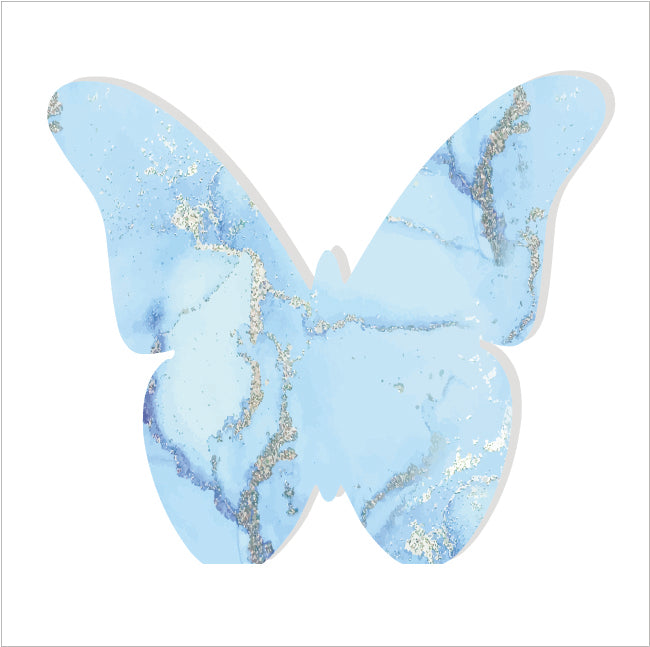 LIGHT BLUE & SILVER