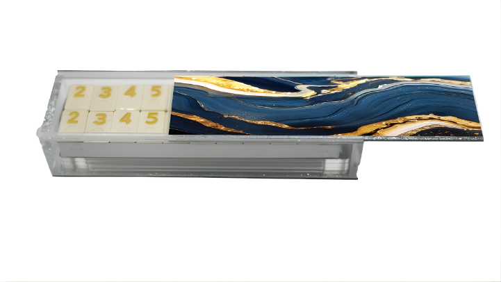Navy & Gold Wave