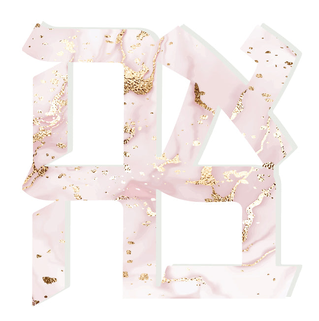 PINK GOLD BLUSH MARBLE