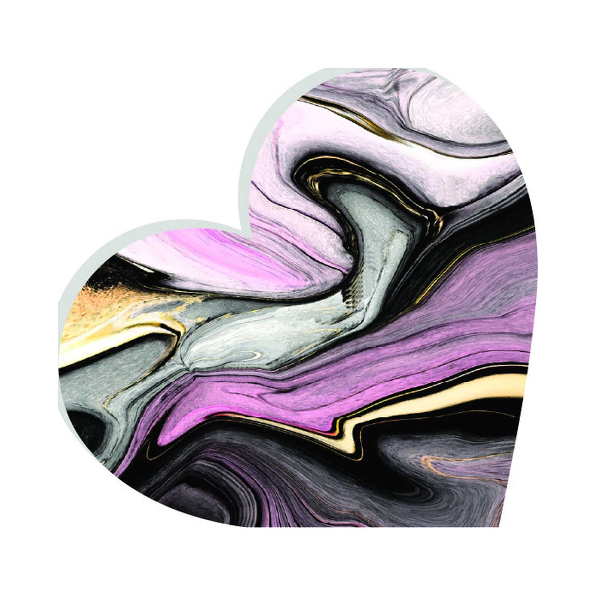 Pink & Black Marble