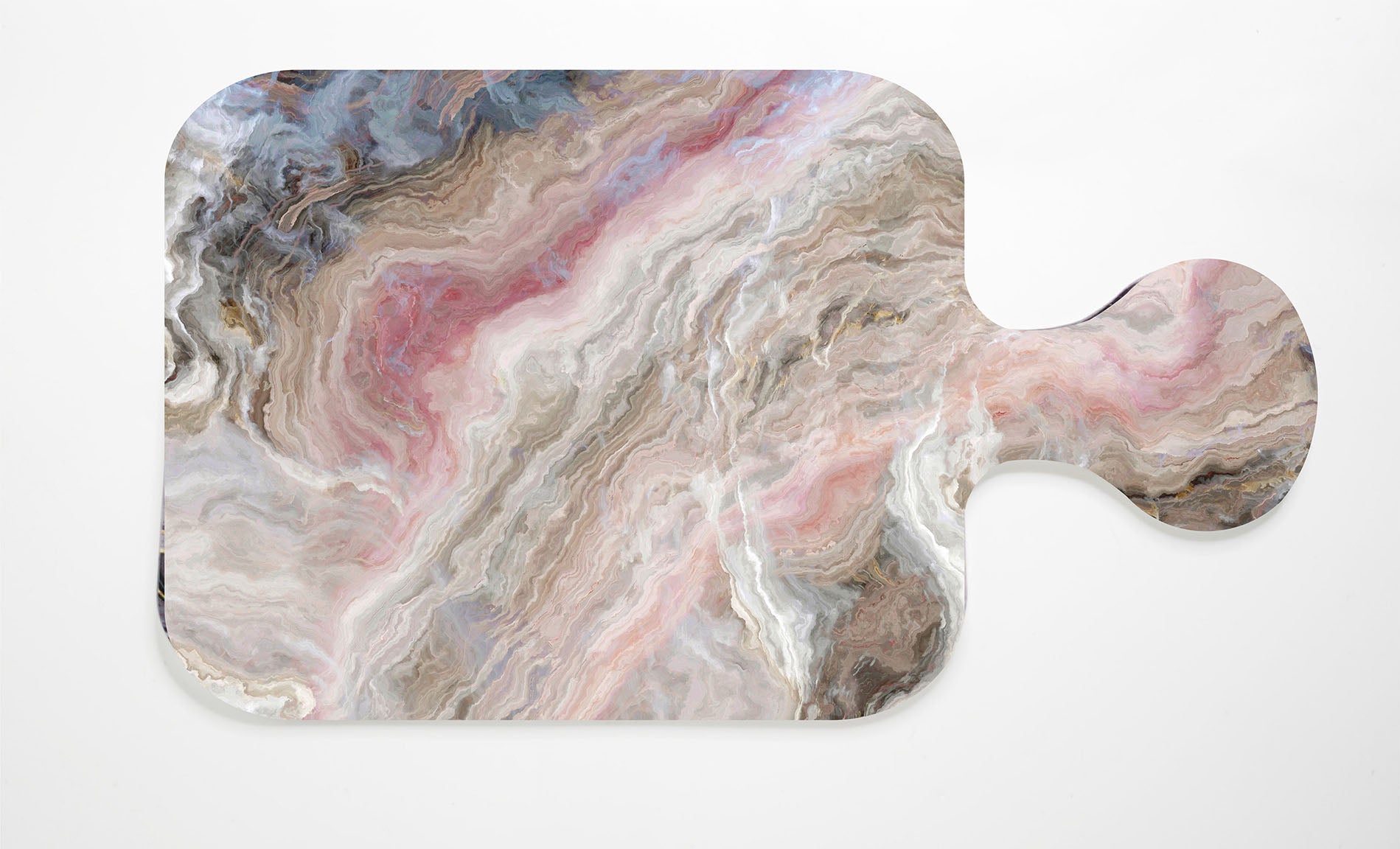 Pink Grey Marble