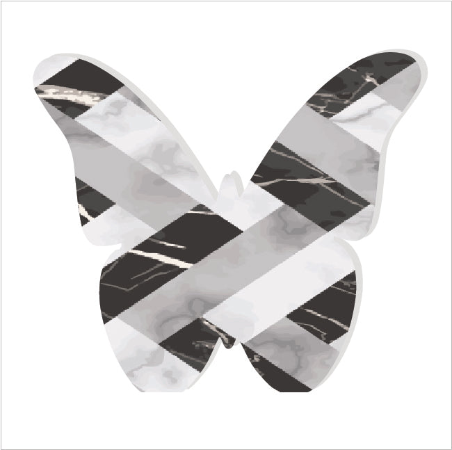 BLACK & WHITE CHEVRON