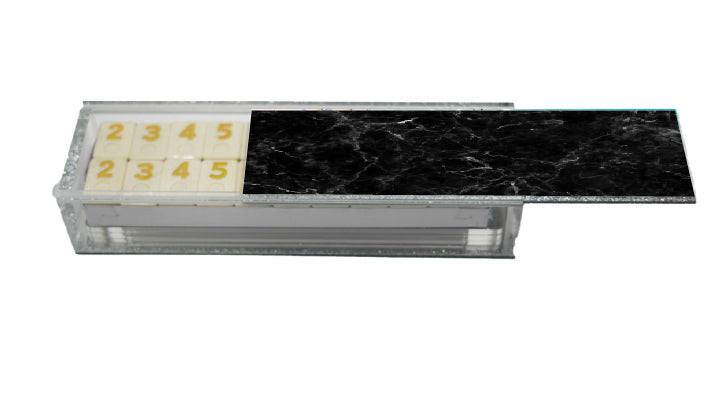 Black Marble Print