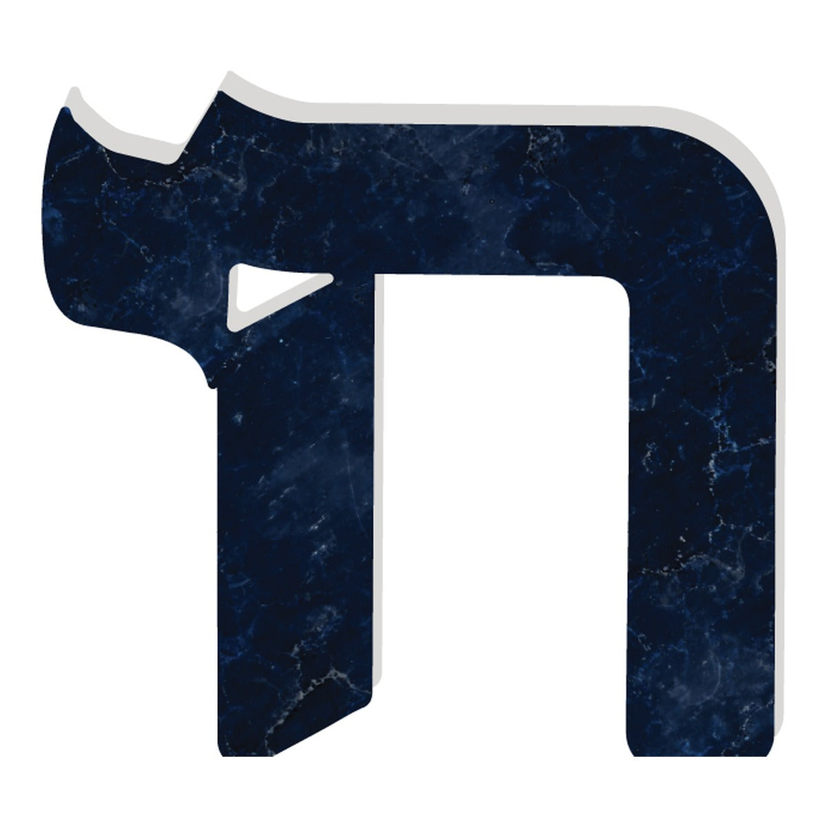 NAVY MARBLE PRINT
