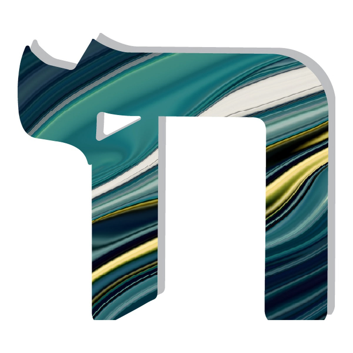 TEAL WET PAINT