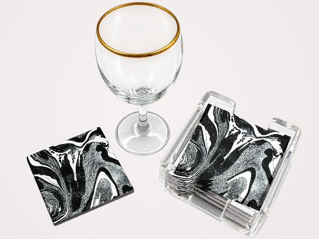 Black & White Swirl