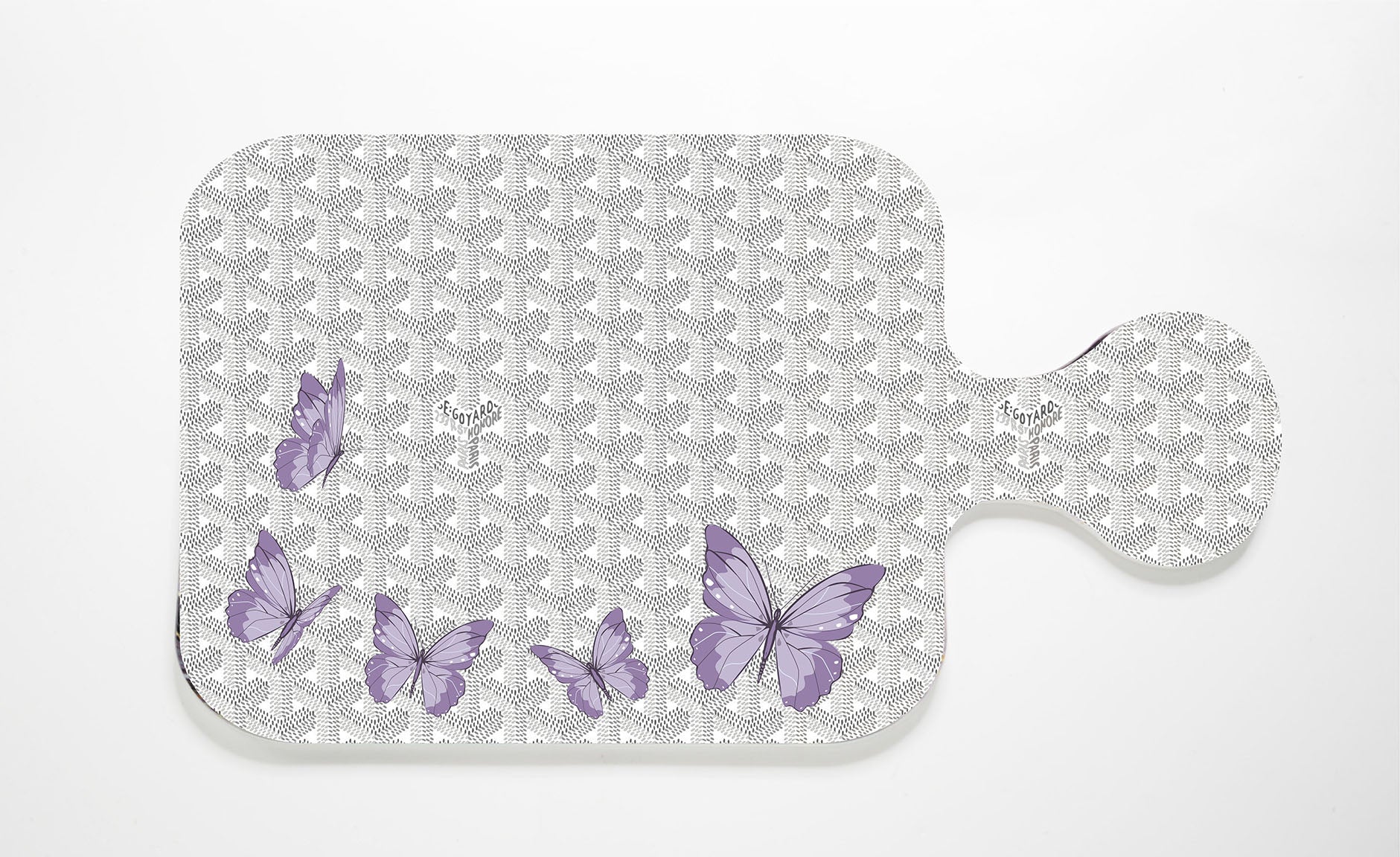 Grey Pattern Butterflies