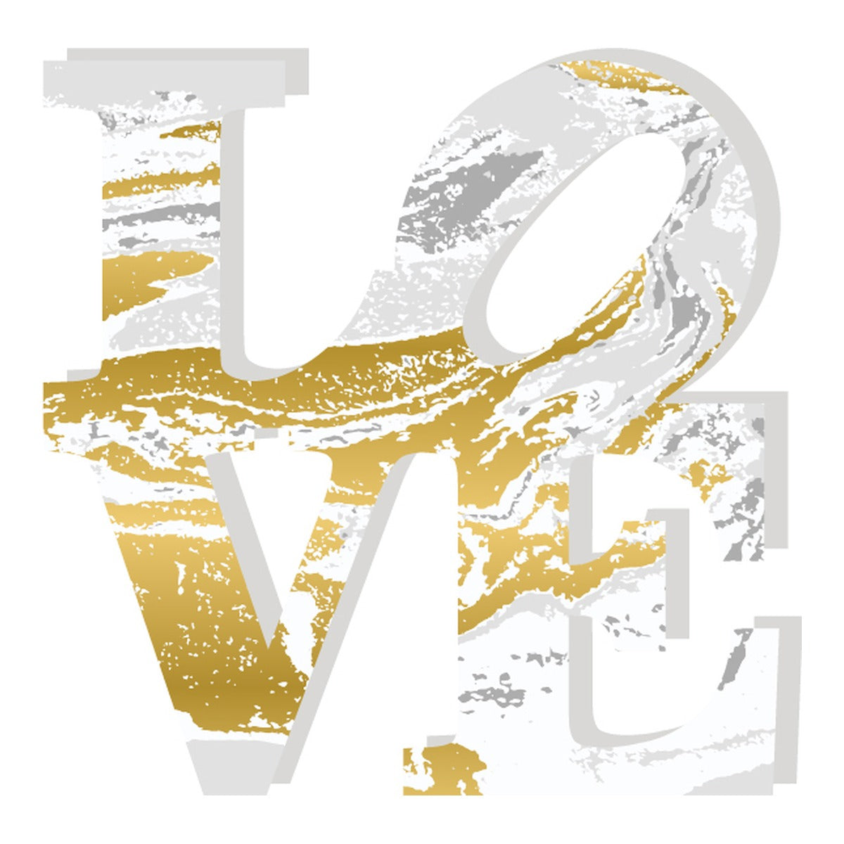 WHITE AND GOLD PAINT