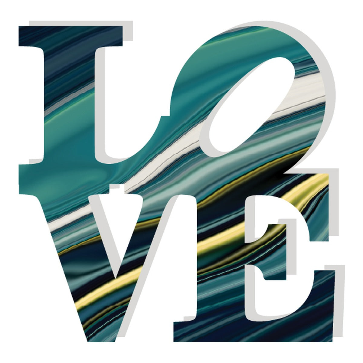 TEAL WET PAINT