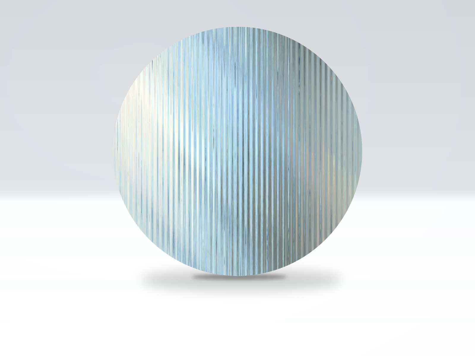 24-inch acrylic Lazy Susan in Zoom pattern